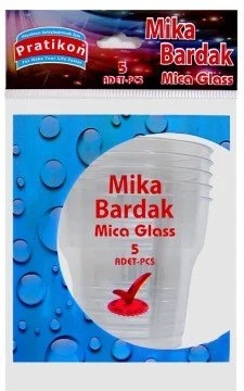 Pratikon Mika Bardak 5 li 50 pk