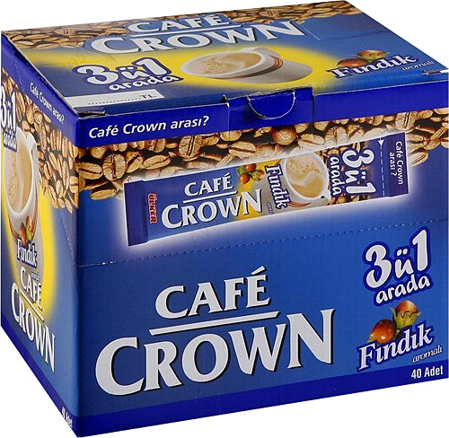 Cafe Crown 3ü1 Fındıklı 40 adet